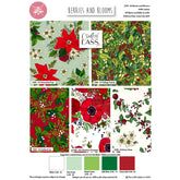Craft Cotton Co. 100 % coton Berries & Blooms Crafty Lass 5 pièces Fat Quarter (45 x 55 cm) de large pour travaux manuels, couture, décoration intérieure et loisirs créatifs pour enfants